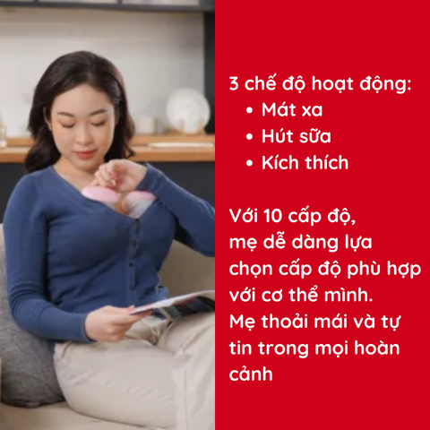 Máy hút sữa điện rảnh tay không dây Fatzbaby Freemax 9 FB1211HY