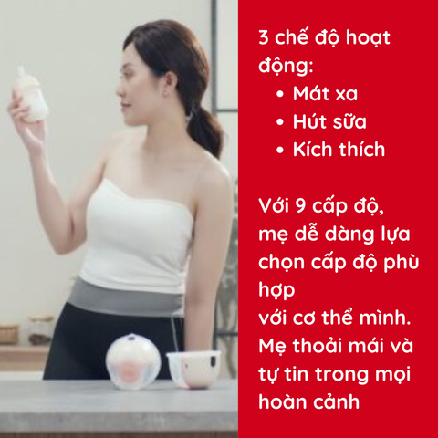 Máy hút sữa điện rảnh tay không dây Fatzbaby Freemax 2 FB1202CW