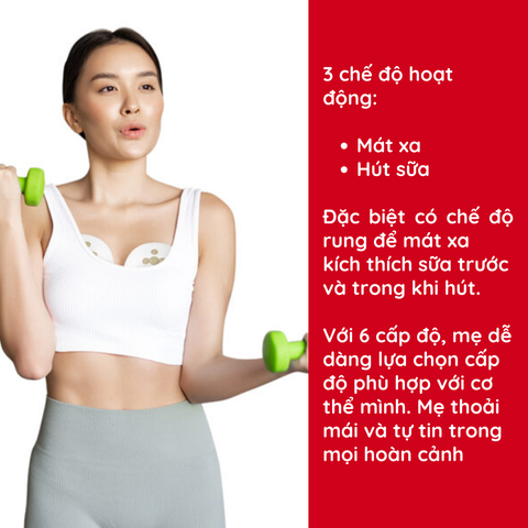 Máy hút sữa điện rảnh tay không dây Fatzbaby FREEPRO 1 FB1270BT