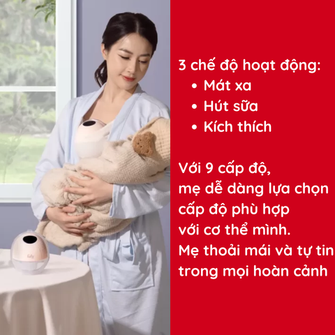 Máy hút sữa điện rảnh tay không dây Fatzbaby Freemax 11 FB1207CW