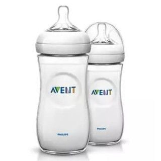 Bộ 2 bình sữa Philips Avent Natural 125ml / 260ml / 330ml bằng nhựa PP không có BPA