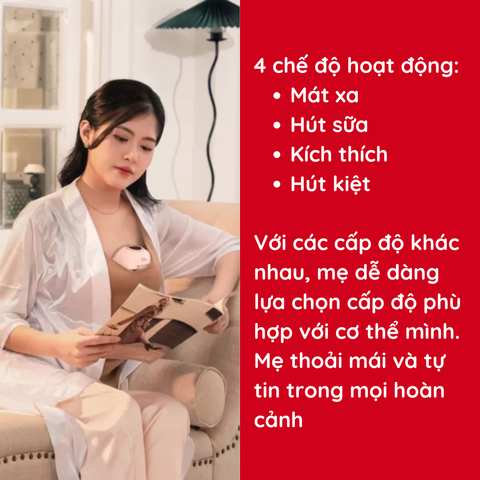 Máy hút sữa điện rảnh tay không dây Fatzbaby Freemax 12 FB1232TP