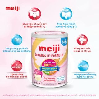 Sữa Meiji Growing Up Formula 800g (1-3 tuổi)
