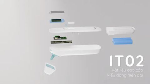Nhiệt kế hồng ngoại đo trán và đo tai Beborn IT02