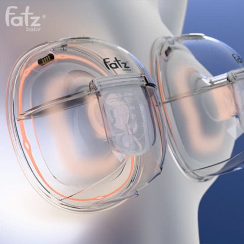 Máy hút sữa điện rảnh tay không dây chườm ấm Fatzbaby Freemax 8 Plus FB1219TP