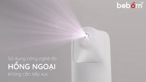 Nhiệt kế hồng ngoại đo trán và đo tai Beborn IT02
