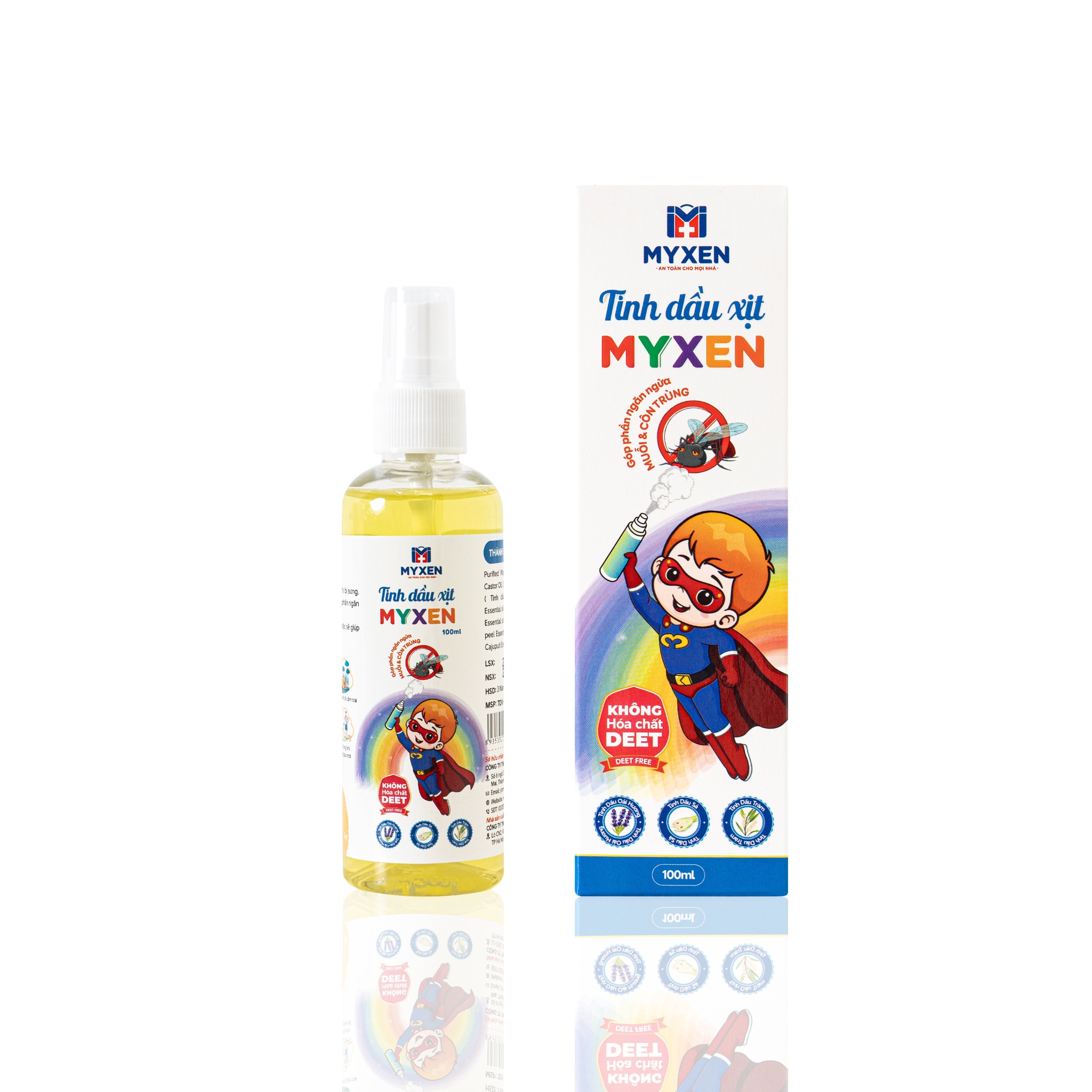 Tinh dầu xịt muỗi MYXEN TDX-01