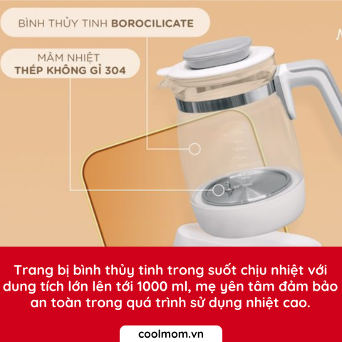 Bình đun nước thông minh Moaz BéBé MB-012