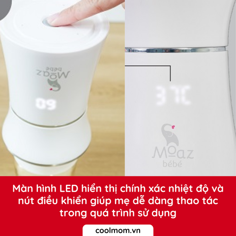 Máy hâm sữa di động không dây Moaz BéBé MB-041