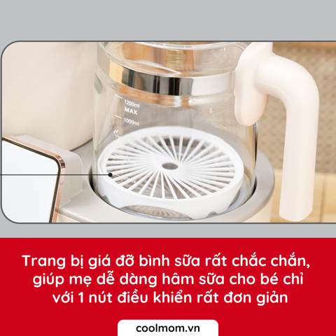 Máy tiệt trùng sấy khô Moaz BéBé tích hợp nấu cháo đun & hâm nước MB-046
