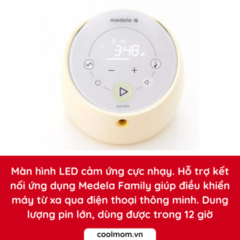 Máy hút sữa điện đôi Medela Sonata Flex - Hút và kích sữa tốt nhất