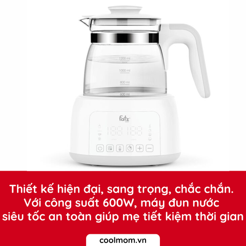 Máy đun nước pha sữa Fatzbaby QUICK 12 FB3503HB