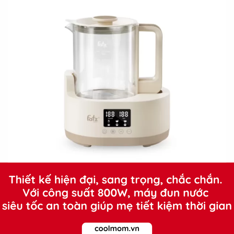 Máy đun và hâm nước pha sữa điện tử Fatzbaby Hiquick 1 FB3711CY