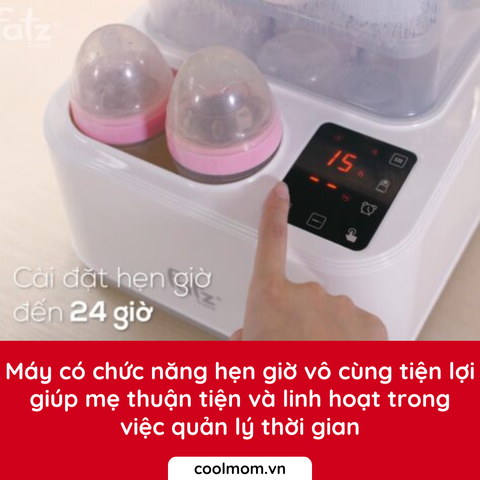 Máy tiệt trùng bình sữa Fatzbaby CAPTAIN 2 FB4315SL
