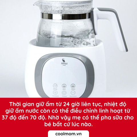 Bình đun nước thông minh Moaz BéBé MB-012