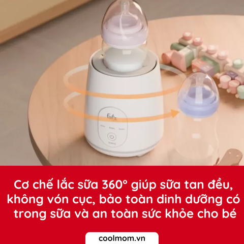 Máy lắc bình sữa điện tử Fatzbaby SHAKE 1 FB3910HB