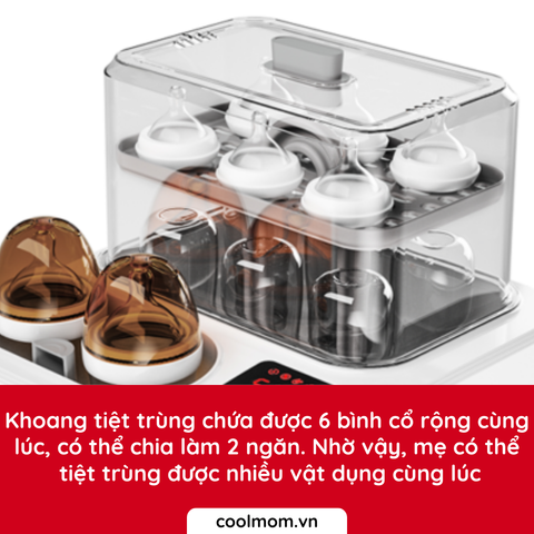 Máy tiệt trùng bình sữa Fatzbaby CAPTAIN 2 FB4315SL