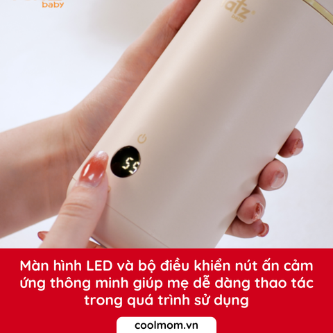 Dụng cụ hâm nước pha sữa cầm tay Fatzbaby Mini Smart 2 FB3625VA