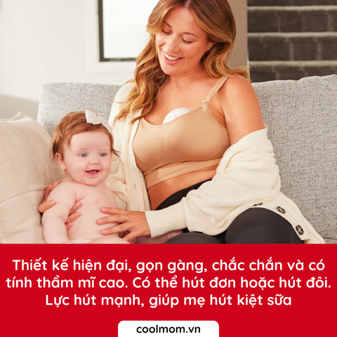 Máy hút sữa rảnh tay không dây Momcozy M5