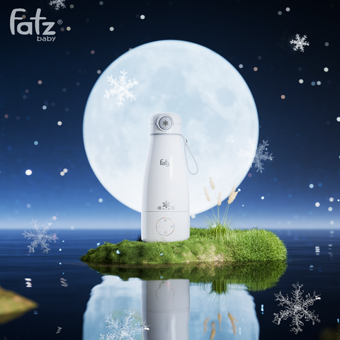 Bình hâm nước pha sữa di động Fatzbaby Mini Smart S1 FB3826NB