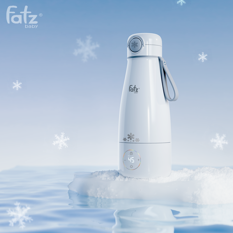 Bình hâm nước pha sữa di động Fatzbaby Mini Smart S1 FB3826NB