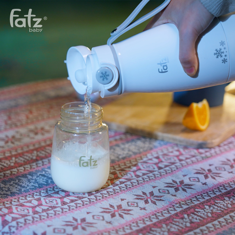 Bình hâm nước pha sữa di động Fatzbaby Mini Smart S1 FB3826NB