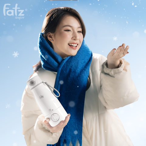 Bình hâm nước pha sữa di động Fatzbaby Mini Smart S1 FB3826NB