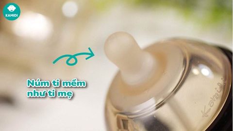 Bình sữa Kamidi PPSU họa tiết gấu