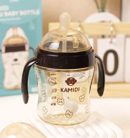 Bình sữa Kamidi PPSU họa tiết gấu