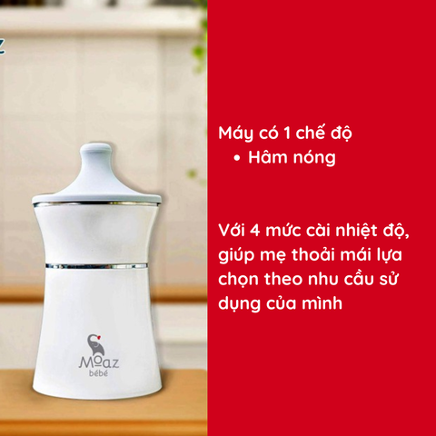 Máy hâm sữa di động không dây Moaz BéBé MB-041