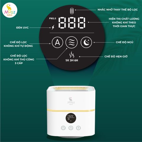Máy lọc không khí và tạo độ ẩm Moaz MB-066