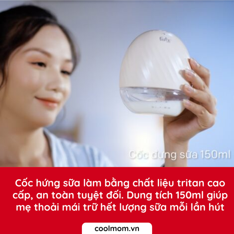 Máy hút sữa điện rảnh tay không dây Fatzbaby Freemax 4 FB1276RH