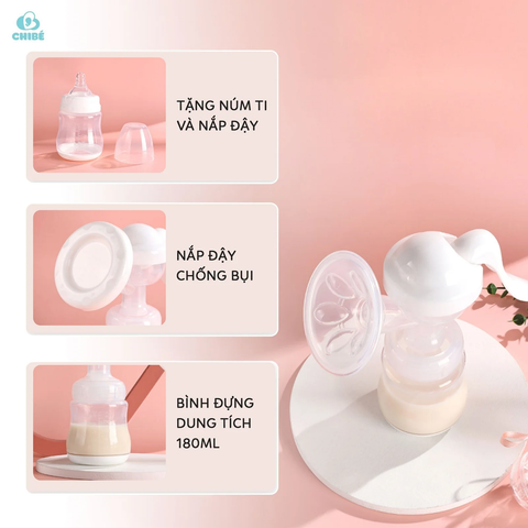 Dụng cụ hút sữa cầm tay Chibé