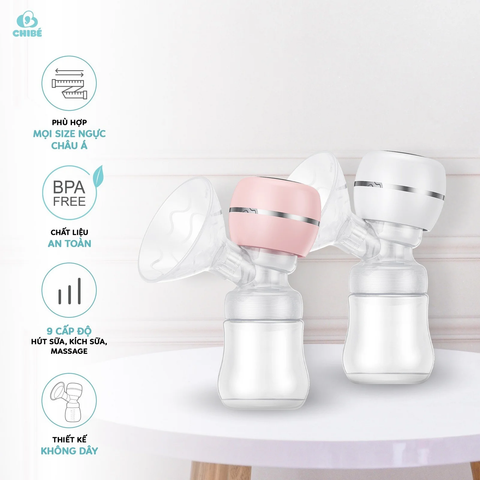 Máy hút sữa không dây chi bé Chibé Momi 3 CB025