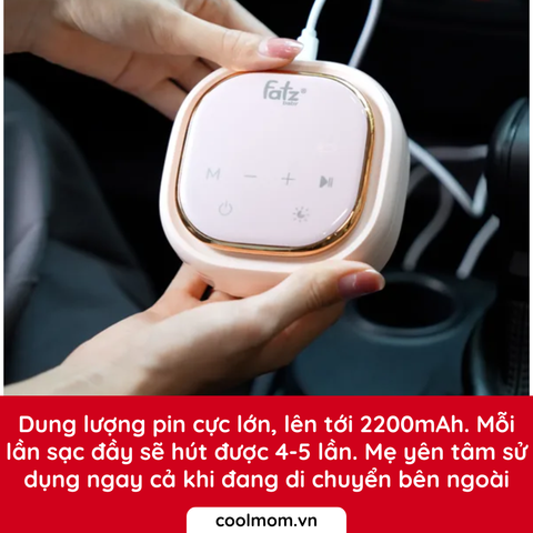 Máy hút sữa điện đôi rảnh tay Fatzbaby Resofree 3 FB1360VN