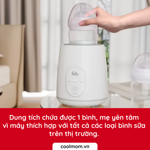 Máy lắc bình sữa điện tử Fatzbaby SHAKE 1 FB3910HB
