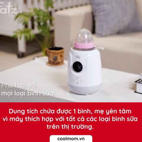 Máy hâm sữa và tiệt trùng Fatzbaby Mono 9 FB3061SJ