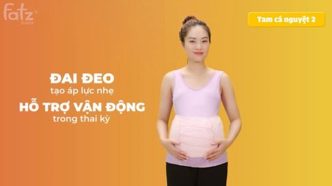 Đai đỡ bụng cho mẹ bầu Fatzbaby 2in1 FB0040VN