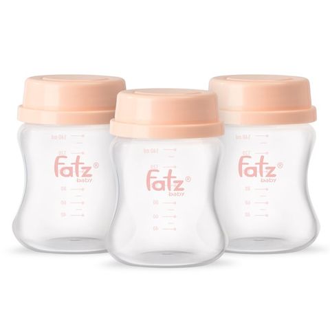 Bộ 3 bình trữ sữa mẹ Fatzbaby STORE 2 140ml FB0140VN
