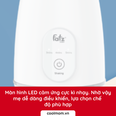 Máy lắc bình sữa điện tử Fatzbaby SHAKE 1 FB3910HB