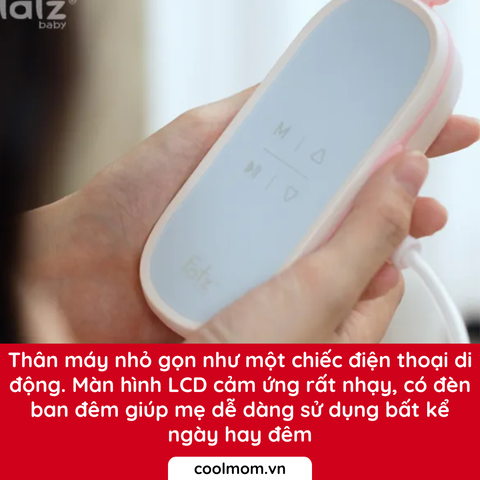 Máy hút sữa điện đôi rảnh tay Fatzbaby TWINFREE 3 FB1309SD