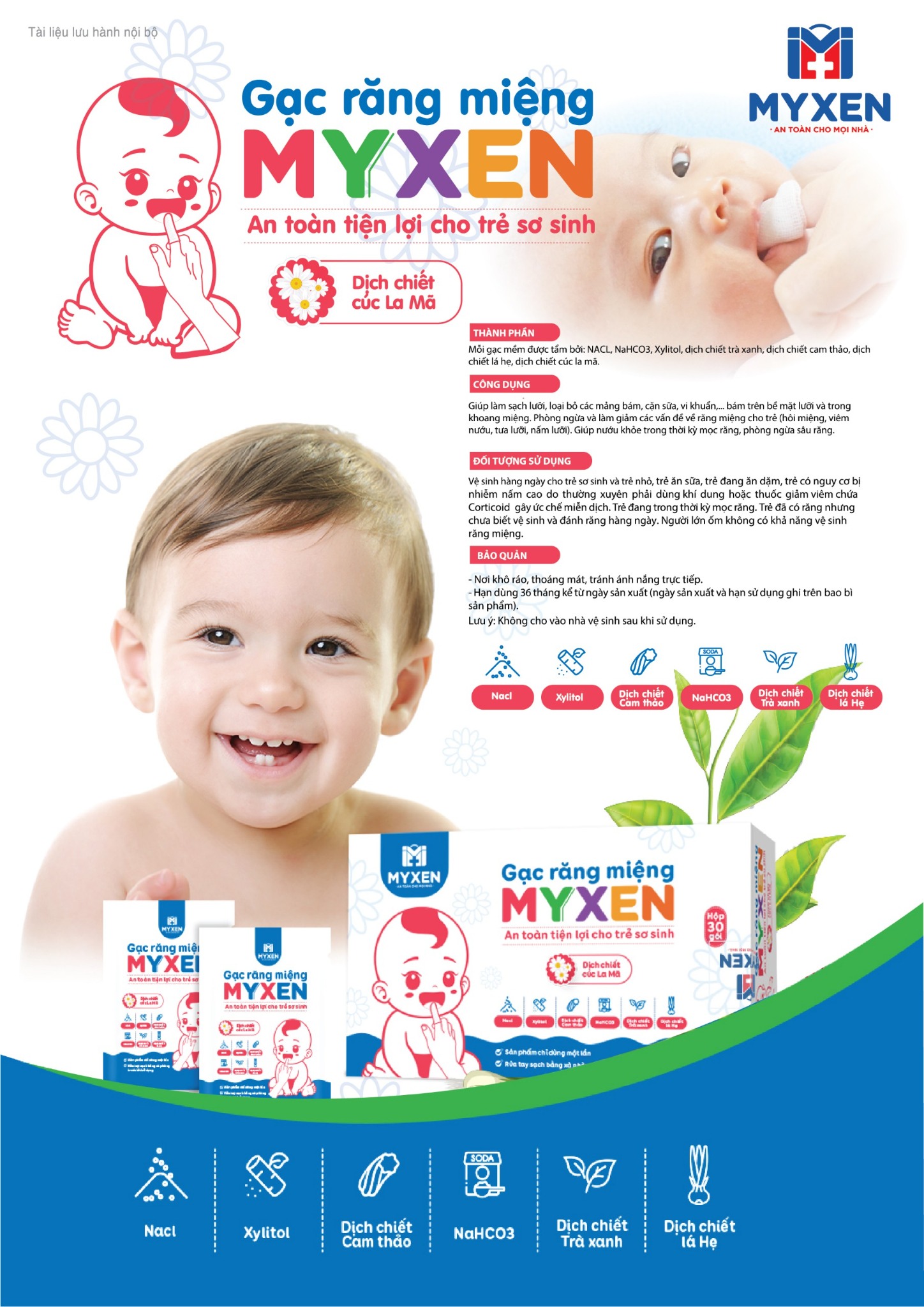 Gạc răng miệng MYXEN MGRM-01