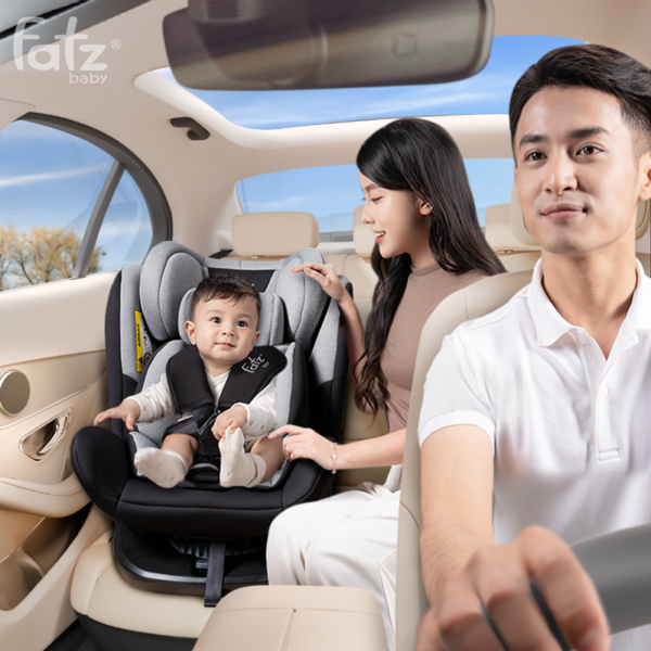 Ghế ngồi ô tô cho bé Fatzbaby Protect 1 - An toàn cho bé, xoay 360 độ, có ISOFIX và TOP TETHER