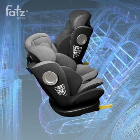 Ghế ngồi ô tô cho bé Fatzbaby Protect 1 - An toàn cho bé, xoay 360 độ, có ISOFIX và TOP TETHER