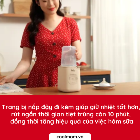 Máy hâm sữa và tiệt trùng điện tử Fatzbaby MONO 11 FB3009TN