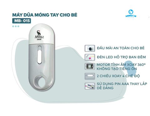 Máy dũa móng Moaz BéBé  cho bé MB-015