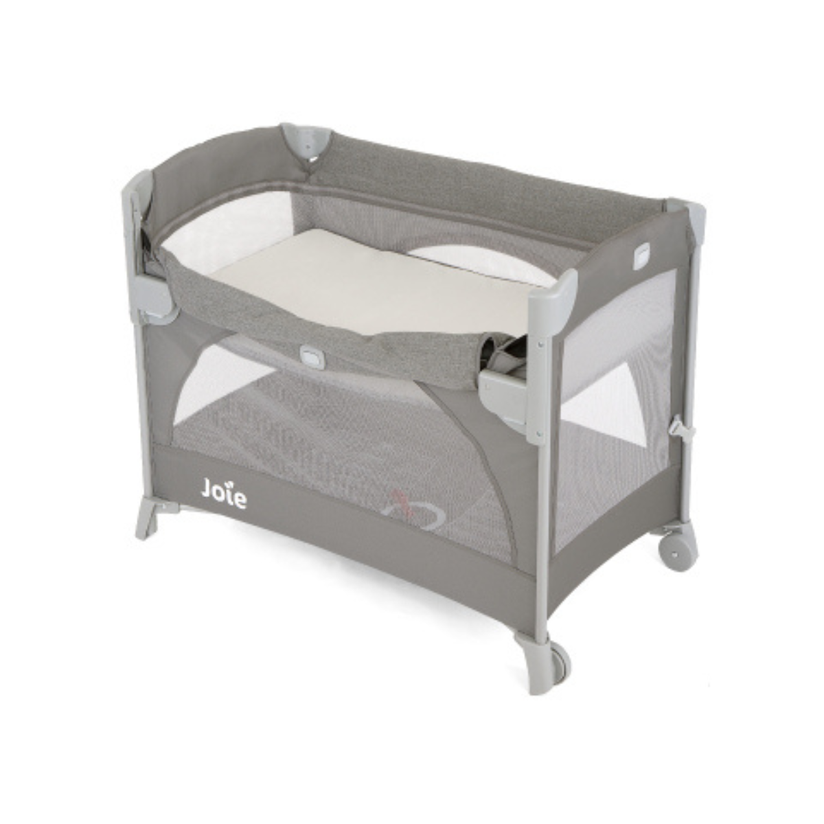 Giường cũi trẻ em Joie Kubbie Sleep Foggy Gray