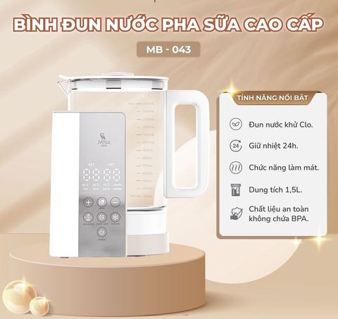 Bình đun nước pha sữa cao cấp Moaz Bébé MB-043