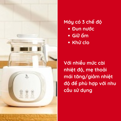 Bình đun nước thông minh Moaz BéBé MB-012