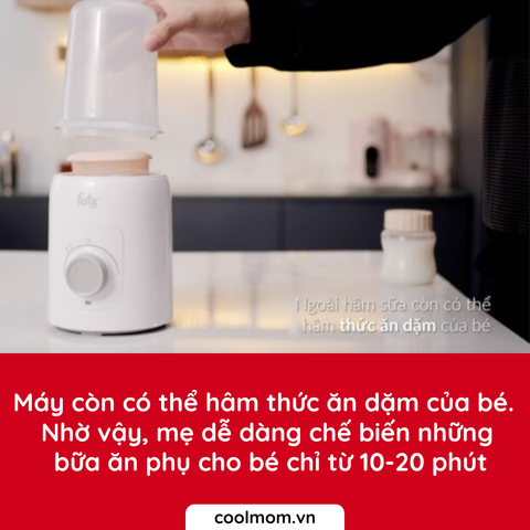 Máy hâm sữa và tiệt trùng Fatzbaby MONO 6 FB3001TN